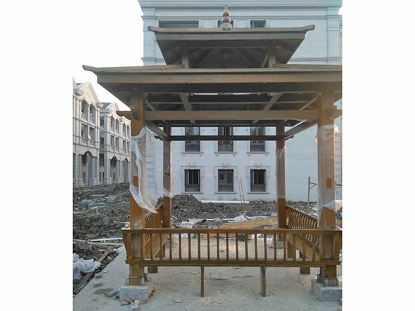双层古建凉亭